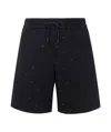 Emporio Armani Drawstring Shorts In Black