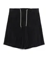 Emporio Armani Drawstring Shorts In Black