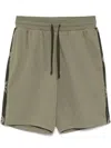 Emporio Armani Drawstring Shorts In Green