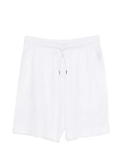 Emporio Armani Drawstring Shorts In White