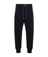 Emporio Armani Drawstring-waist Track Pants In Black