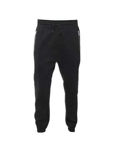 Pre-owned Emporio Armani Drawstring-waistband Track Pants In Black