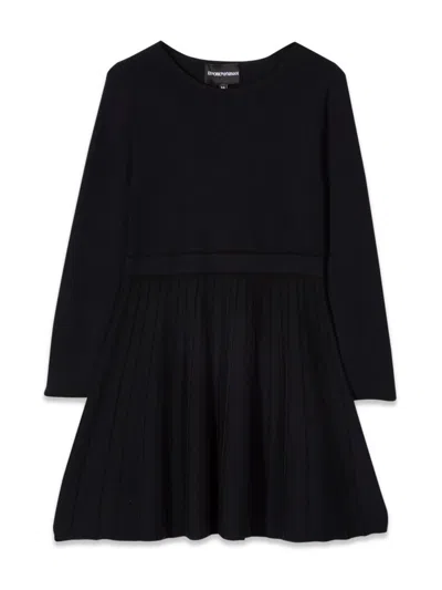 Emporio Armani Kids' Dress In Blue
