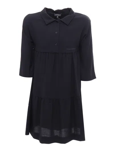 Emporio Armani Kids' Dress In Blue