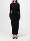 Emporio Armani Dress  Woman Color Black In Schwarz