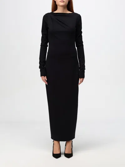 Emporio Armani Dress  Woman Color Black In Schwarz
