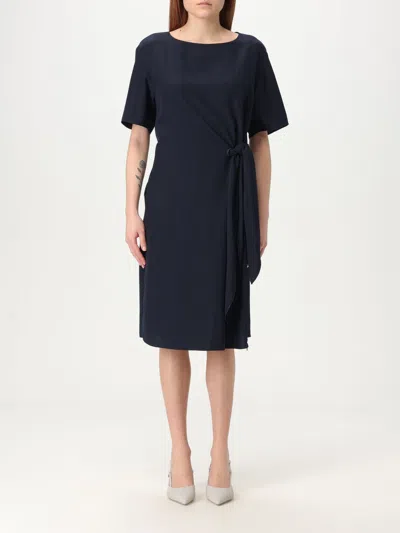 EMPORIO ARMANI DRESS EMPORIO ARMANI WOMAN COLOR BLUE,G77896009