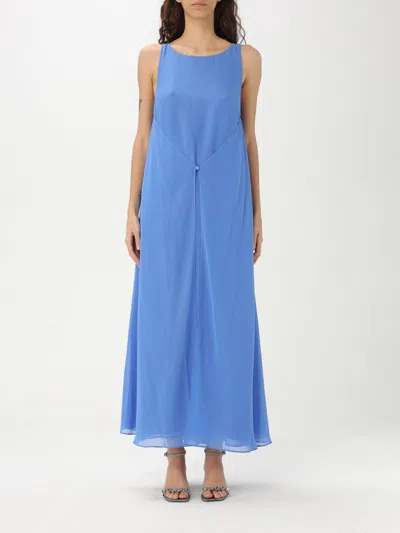 Emporio Armani Dress  Woman Color Gnawed Blue
