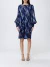 Emporio Armani Dress  Woman Color Multicolor In Animal Print