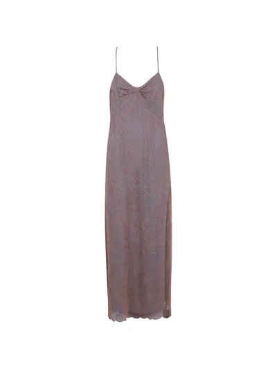 Emporio Armani Dress Woman In Gray