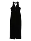 Emporio Armani Midi Dress In Black