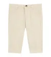 Emporio Armani Drill Logo Plaque Jeans In Neutral