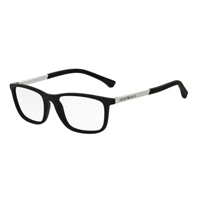 Emporio Armani Ea3069 Glasses In Nero Astine Acciaio