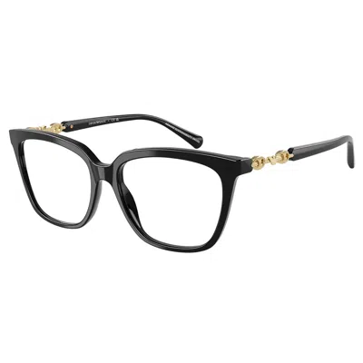Emporio Armani Ea 3248 5017 53mm Womens Cat-eye Eyeglasses 53mm In Black