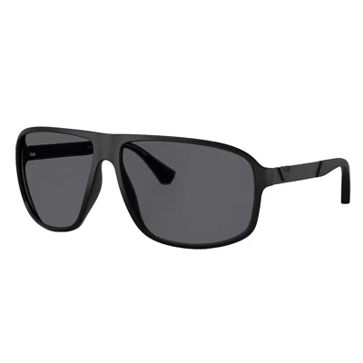 Emporio Armani Ea 4029 5001t3 64mm Unisex Square Sunglasses In Black