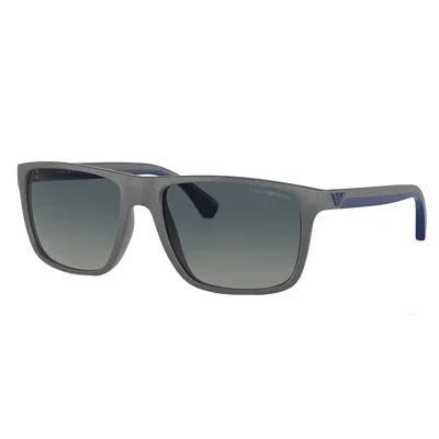 Emporio Armani Ea 4033 50604u 56mm Unisex Square Sunglasses In Multi