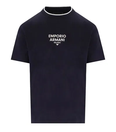 Emporio Armani Ea Milano Navy Blue T-shirt