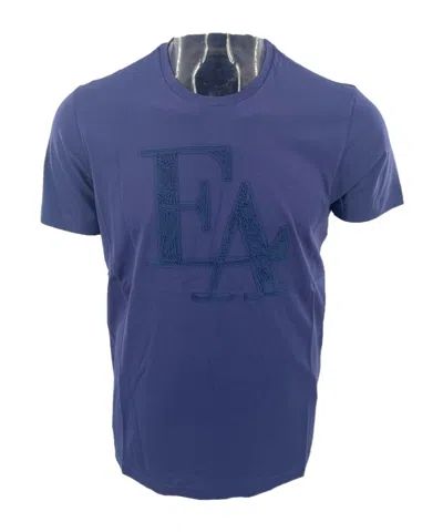 Emporio Armani Ea Round-neck T-shirt In Blue