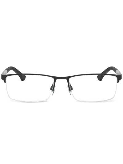 EMPORIO ARMANI RECTANGLE-FRAME GLASSES
