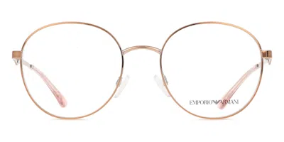 Emporio Armani Ea1144 Asian Fit Women's Glasses, Rose-gold, Size 52