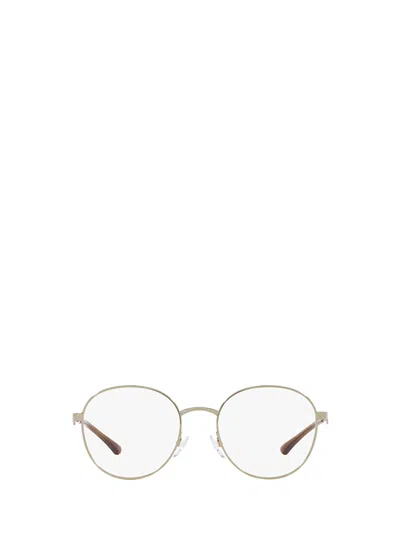Emporio Armani Ea1144 Shiny Pale Gold Glasses In 3013
