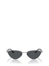 Emporio Armani Sunglasses In Shiny Silver
