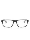 Emporio Armani Ea3233 Rectangle-frame Glasses In Black
