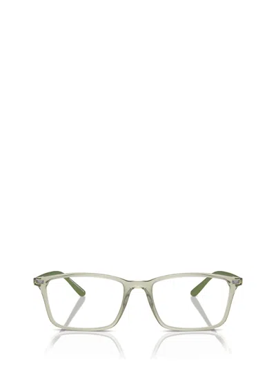 Emporio Armani Ea3237 Shiny Transparent Green Glasses