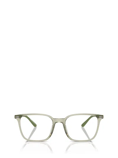 Emporio Armani Ea3242u Shiny Transparent Green Glasses