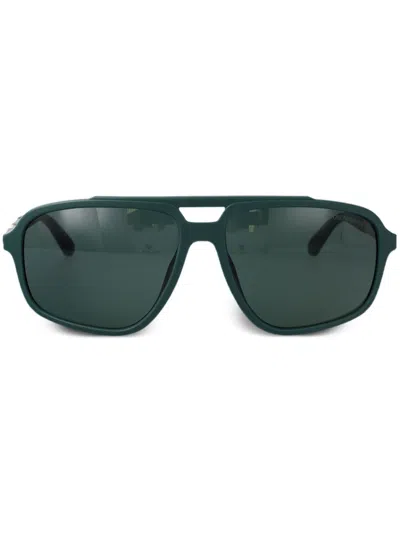 Emporio Armani Aviator Sunglasses 0 Ea4236 U 619071 In Green