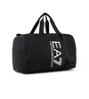 Emporio Armani Ea7 Gym Bag With Spacious Main Compartment In Black