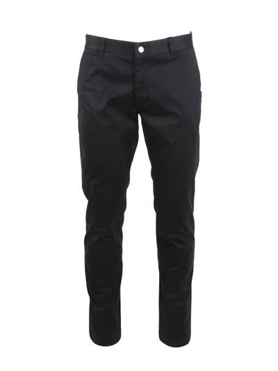 Pre-owned Emporio Armani Ea7 Men's Long Pants Trousers Cotton & Elastane Black Size M