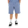 Emporio Armani Ea7 Train Logo Bermuda Shorts In Blue