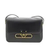 Emporio Armani Logo-plaque Shoulder Bag In Black