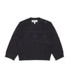 Emporio Armani Eagle-jacquard Sweater In Black