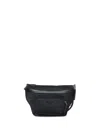 Emporio Armani Mens Logo-embellished Nylon Belt Bag Black Beauty In Black