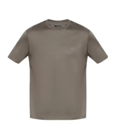 EMPORIO ARMANI EAGLE-LOGO CREW-NECK T-SHIRT