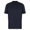 Emporio Armani Logo Eagle-embellished Crew-neck T-shirt In Blue