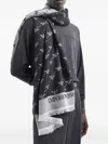 Emporio Armani Eagle-logo Jacquard Scarf