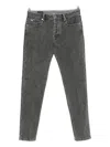 Emporio Armani Grey Denim Cotton Jeans In Gray