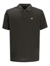 Emporio Armani Eagle-logo Polo Shirt In Green