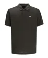Emporio Armani Eagle-logo Polo Shirt In Green