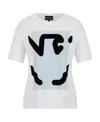 Emporio Armani Eagle-logo Print T-shirt In White