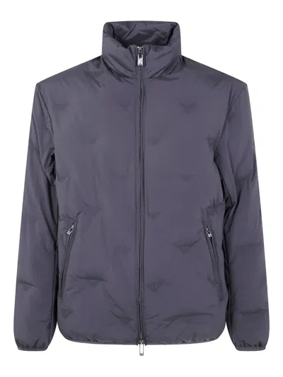 Emporio Armani Full Zip Bomber Jacket Clothing In Multi
