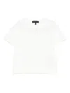 Emporio Armani Eagle-logo Short-sleeve T-shirt In White