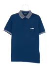 Emporio Armani Cotton Sweaters In Blue