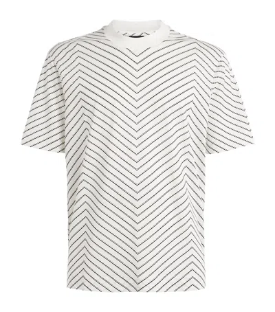 Emporio Armani Eagle Logo T-shirt In Gray