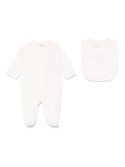 Emporio Armani Eagle-print Babygrow Set (set Of Two) In 粉色