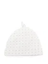 Emporio Armani Eagle-print Beanie In White