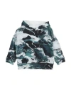 Emporio Armani Earctic Toddler Boy Sweatshirt Deep Teal Size 6 Cotton In Green